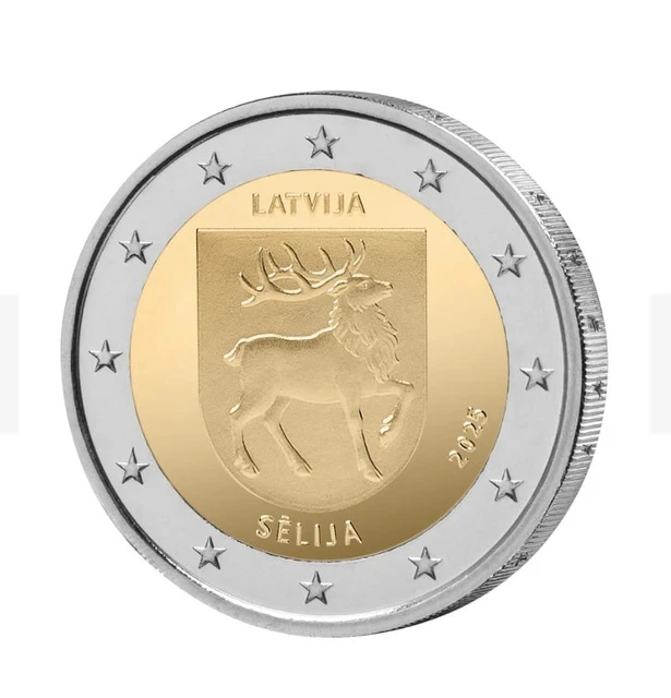 2 Euro Mnze Lettland