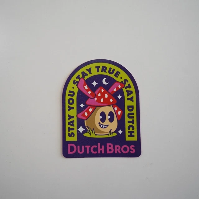 DUTCH BROS STICKER National Cold Brew Day 4/20/2023 Holographic Horse