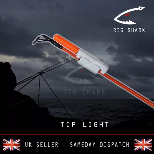 RIG SHARK™ LED Sea Fishing Rod Tip Light + SMART Glow Stick Bite