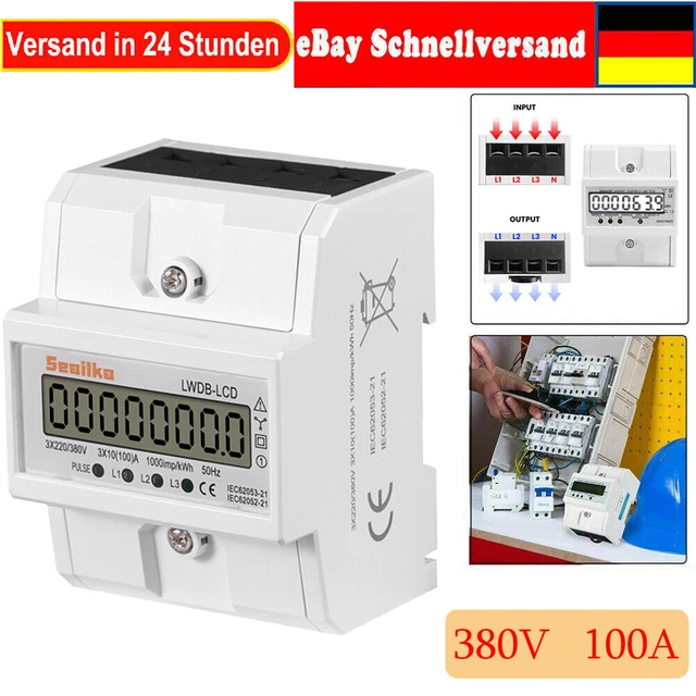 CONTATORE DI CORRENTE Contatore Di Energia Display A Cristalli Liquidi - Foto 9