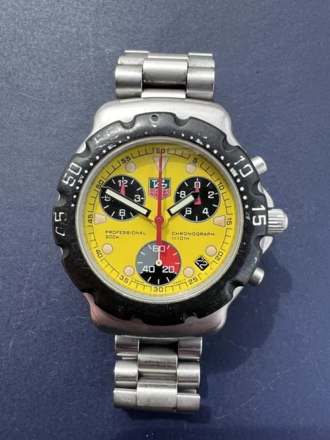 Tag Heuer Chronograph Quartz Formula 1 Rare Vintage Watch