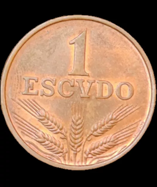 1 Escudos  1973 Portugal  In Stempelglanz #18