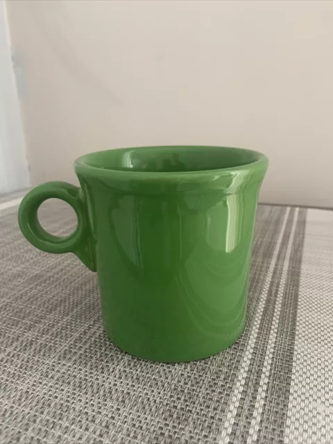 Fiesta Fiestaware Ring Handled Green Coffee Mug, Homer Laughlin