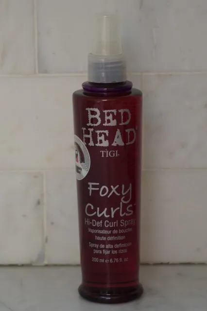 6.76 oz. Tigi Bed Head Foxy Curls Hi-Def Curl Spray. 200ml. NEW. FREE SHIPPING.