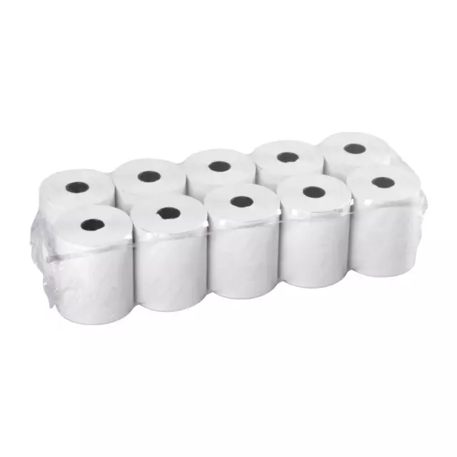 10 Rollos Rodillos Papel Térmica 57X30MT Caja Iti Pos Registrado De Caja