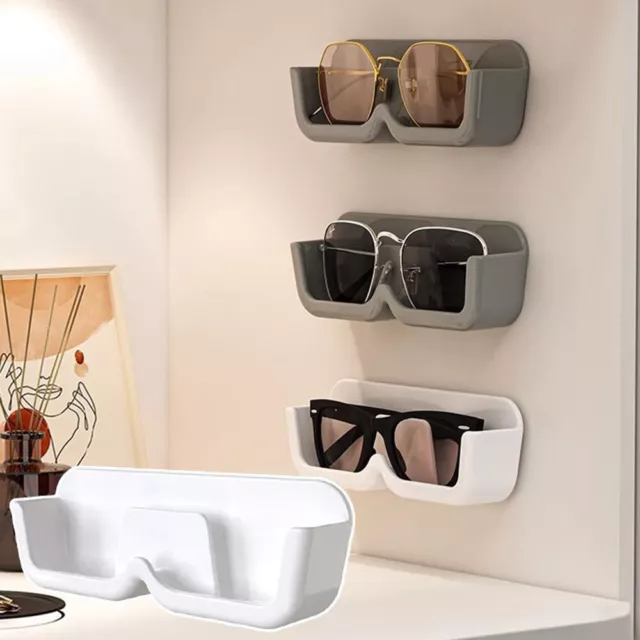 New Wall-Mounted Glasses Storage Box Eyeglasses Holder Sunglasses Display Stand