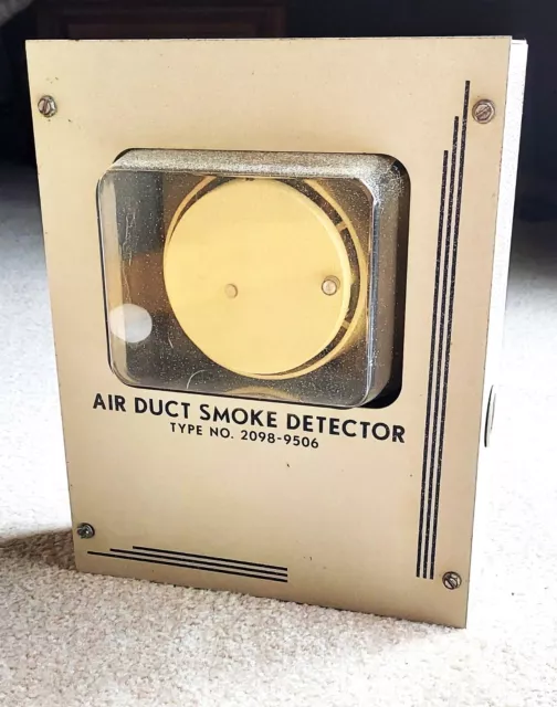 Vintage Simplex Air Duct Smoke Detector 2098-9506 for Fire Alarm Systems