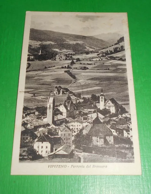 Cartolina Vipiteno - Ferrovia del Brennero 1938.