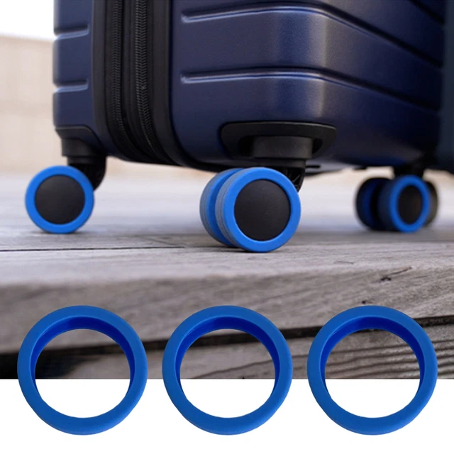 Waterproof Luggage Wheel Cover Scratch-resistant Suitcase Silicone Caster Set