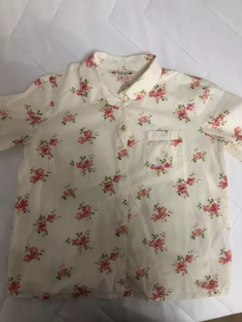 Bonpoint Girls Blouse Size 8. Floral Print. Gorgeous Won’t Last!!