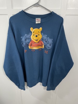 VINTAGE 90S DISNEY Store Winnie the Pooh Fleece Crewneck Adult Size L/XL READ $40.00 - PicClick