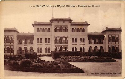 CPA AK RABAT - Hopital Militaire Pavillon des Blesses MAROC (796696)