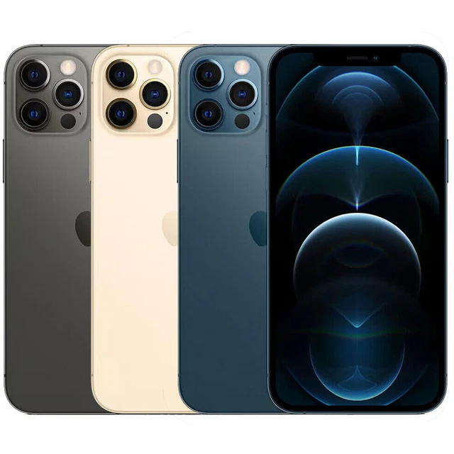 APPLE IPHONE 12 Pro 5G 128GB 256GB D bloqu Smartphone T l phone 6 1 