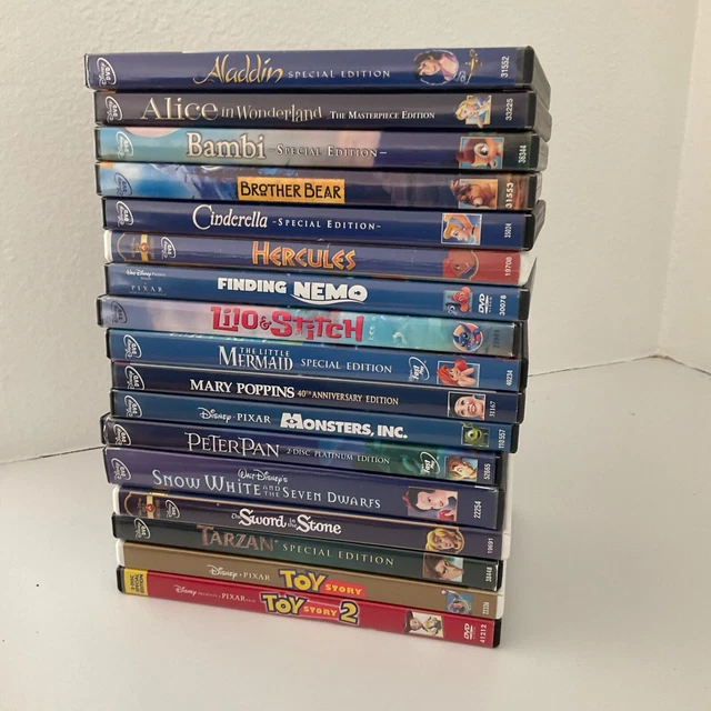 Walt Disney Classic Movie DVDs