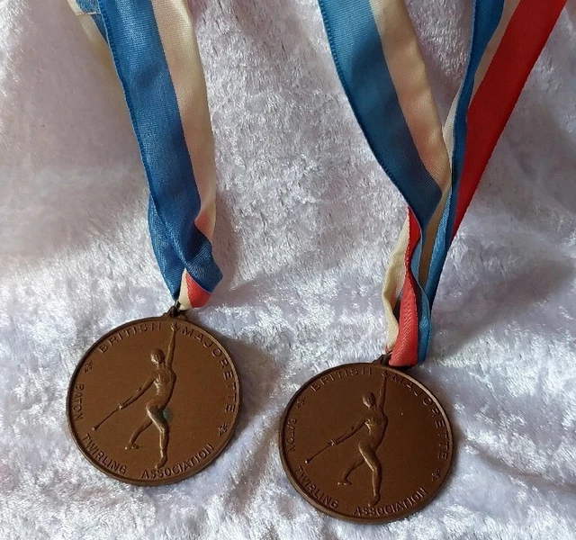BRITISH MAJORETTES BATON Twirling Association Medals £9.99 PicClick UK