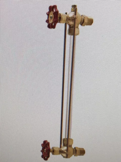 CG-280 5/8 gauge glass valve kit for 1/2  pipe
