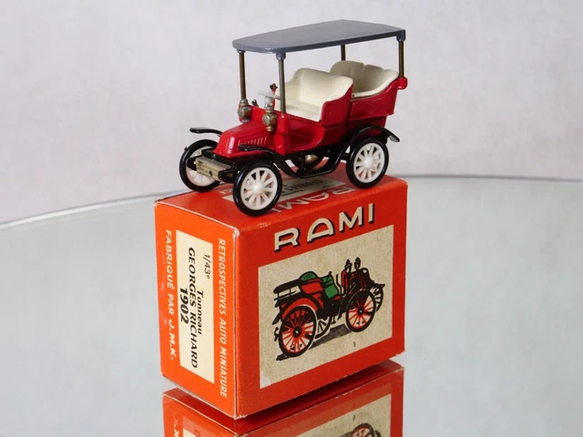 Rare Socle Etiquetté Rami JMK Tonneau Motobloc 1902