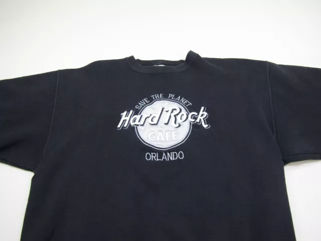 Hard Rock Cafe Orlando Sweatshirt Mens Large Pullover Music Crew Neck Casual 3