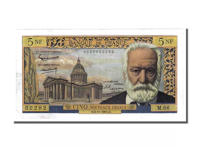 [#151666] Billet, France, 5 Nouveaux Francs, 5 NF 1959-1965 ''Victor Hugo'', 196