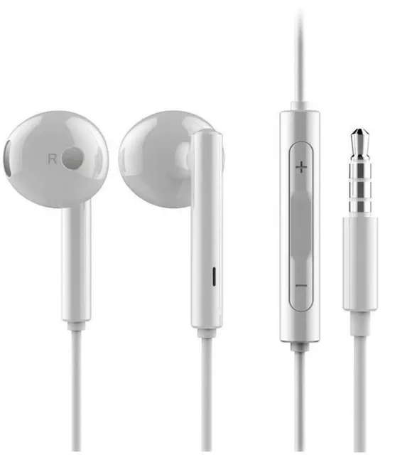 Auriculares de botón Cable Micrófono con control de volumen para Apple Android