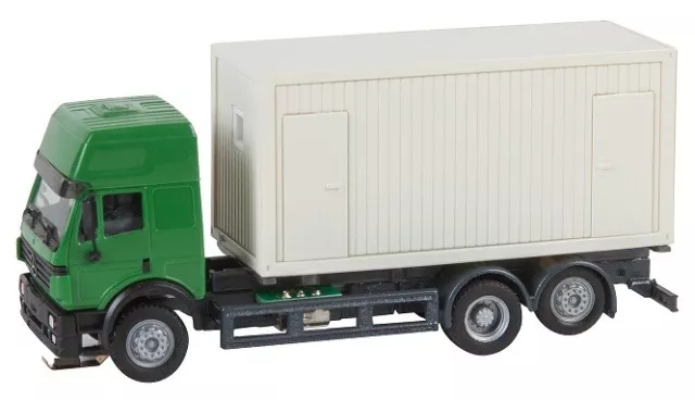 Faller Car System 161480 - H0 Truck MB Sk '94 Building Container (Herpa) - New