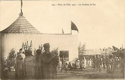 Cpa Maroc Fez Foire De Fez Le Pavillon De Fez 1916