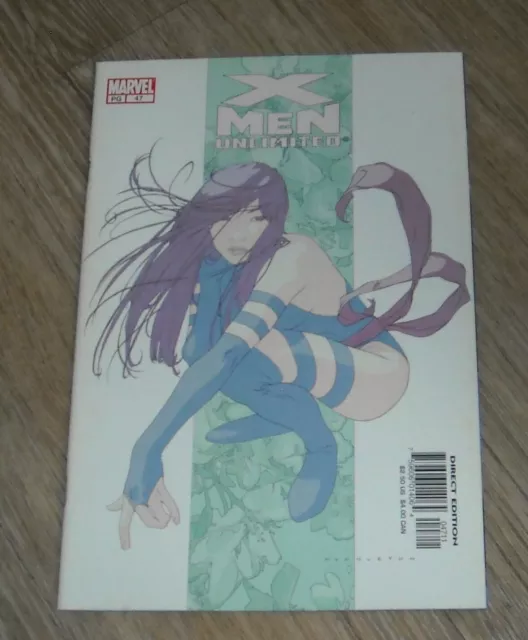 X MEN UNLIMITED # 47 MARVEL COMICS JUly 2003 JOSHUA MIDDLETON PSYLOCKE GGA COVER