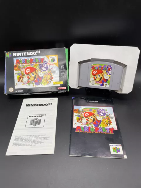 Mario Party 1 - Nintendo 64/N 64 - IMBALLO ORIGINALE / CIB - PAL / EUR - top