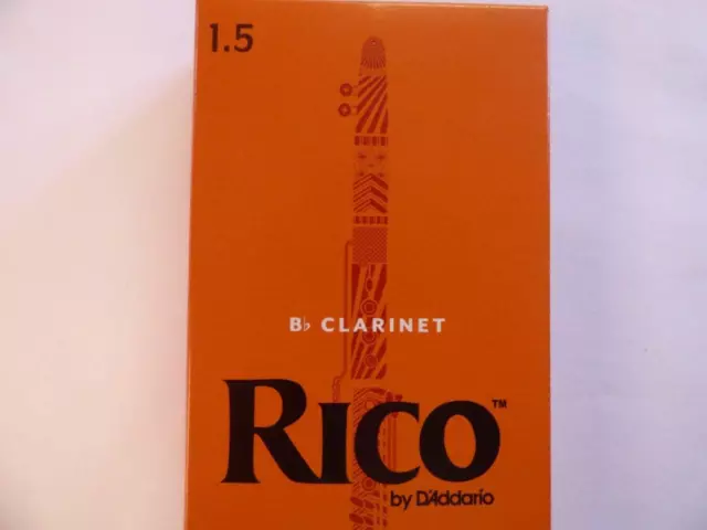 Rico Bb Clarinet Reeds Sold As Single Reeds Various Sizes For Bb Clarinet