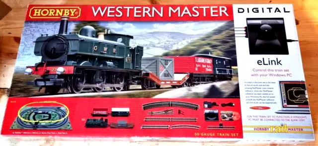 OO Gauge Hornby R1173 Western Master Digital eLink Train Set DCC 100% Complete