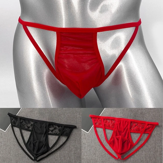 Vintage Satin-Höschen Mit Tupfen – Feuchtglanz-Look In Rot/Schwarz Von Ania's Poison