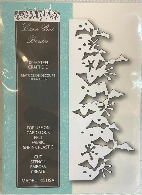 Memory Box Discontinued Cutting Die "Cave Bat Border" #99018