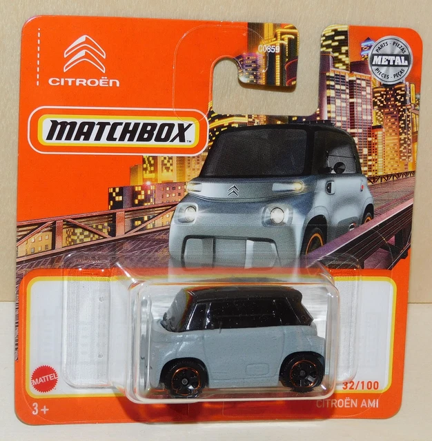 Matchbox Citroën AMI Grise – Édition Spéciale France – 32/100 – Diecast 1/64 – Véhicule Miniature – Enfants Et Collectionneurs