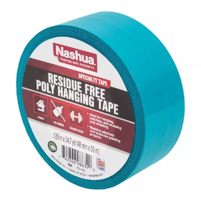 @DM to BUY/SHIP, Stylus 4432 Poly Hang Tape Teal 48mm 50m