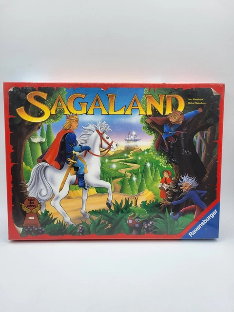 Sagaland Ravensburger 1994 rote Edition Brettspiel Familienspiel Retro Neu OVP