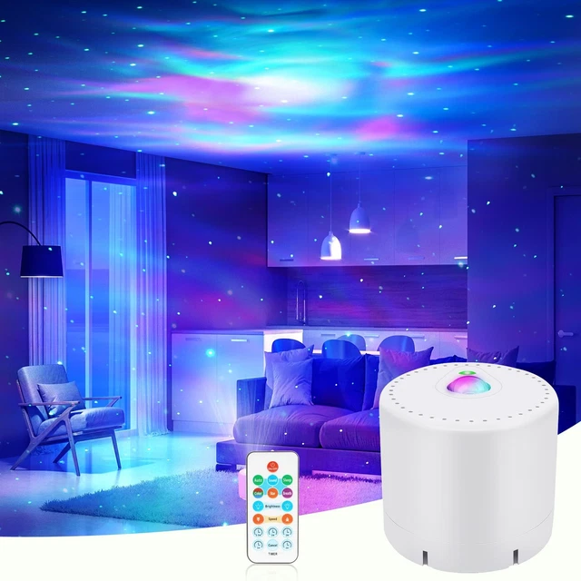 LED STAR & Galaxy Projector with Remote Control, Adjustable Speed ...
