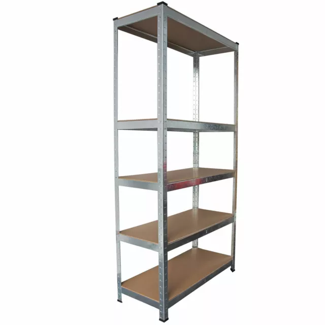 3 Racking Bays 5 Tier Boltless Garage Shelving Unit Storage Rack Heavy Duty 2