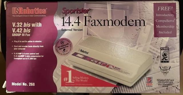 U.S. Robotics Sportster 14.4 Fax Modem - External