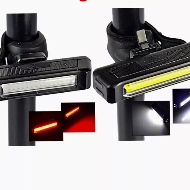 Bike Light Set, Super Bright USB Rechargeable Bicycle Lights,Waterproof Mountain