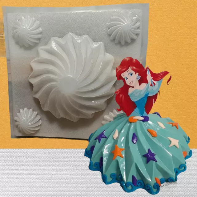 Jello Molds Plastic Molde Mexicano en Forma de Faldita para Cualquier Princesa