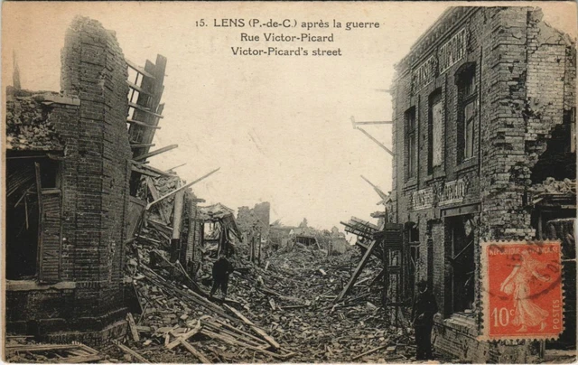 Carte Postale Ancienne – Guerre – Péronne (Somme) – Marktplatz – Militaire