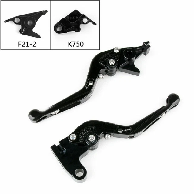 Paires De Leviers Frein/embrayage Ajustables Pour Kawasaki Z900 2025-2026 - Aluminium CNC Noir
