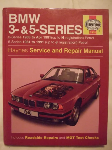 BMW Haynes Workshop Manual 3 to 5 Series