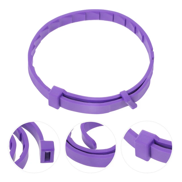 5pcs collier calmant collier calme réglable collier relaxant pour chat (violet)