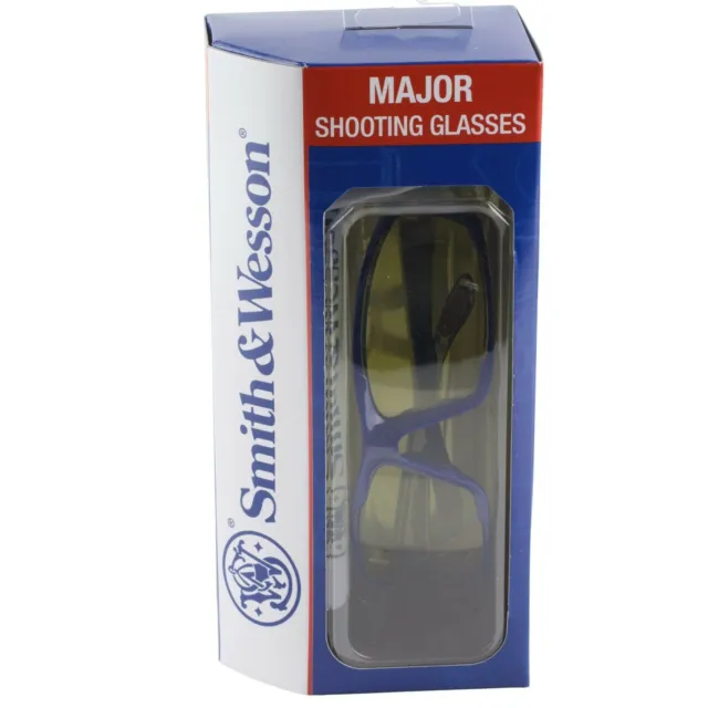 Smith & Wesson S&W Major Shooting Glasses Amber Lenses Police Military Anti Fog