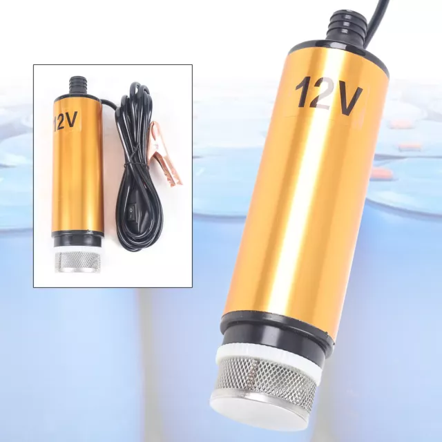 Fit For 12V Electric Submersible Water Oil Diesel Fuel Transfer Submersible Pump