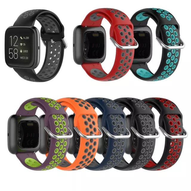 For Fitbit Versa 2/Versa/Versa Replacement Silicone Sport Strap Watch Wrist Band