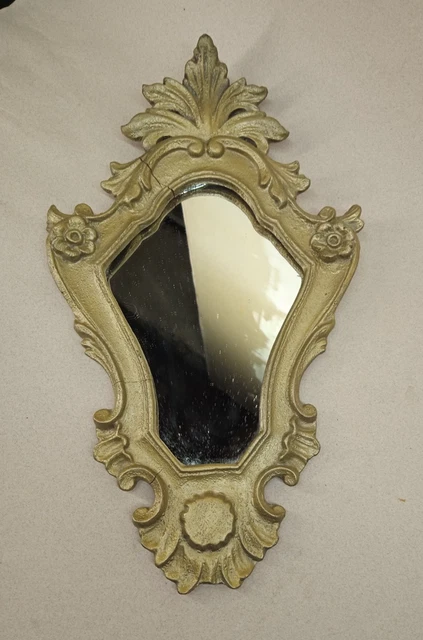 Miroir mural style baroque 50x80 cm Blanc - Miroir Mural - Miroir