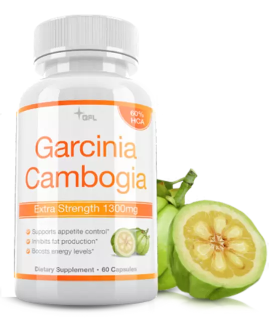 Pure Garcinia Cambogia Extrait 60% Hca 1300mg No