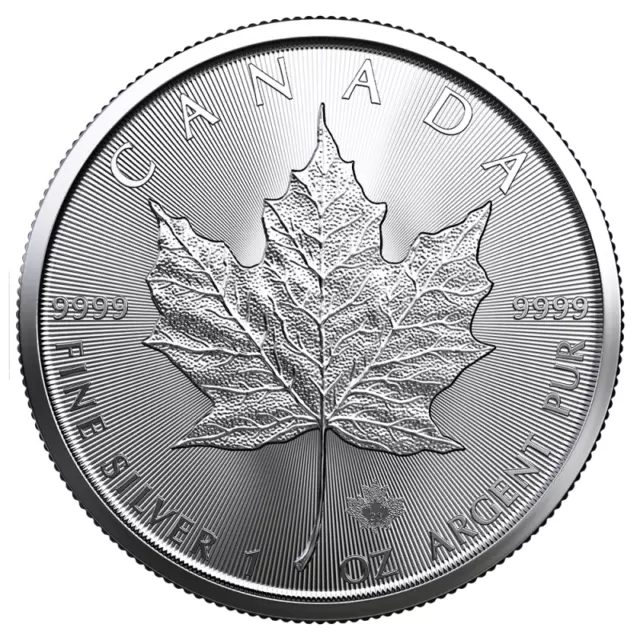 2023 1oz Silver Maple Leaf - Canadian Silver Bullion Coin in Lighthouse Capsule